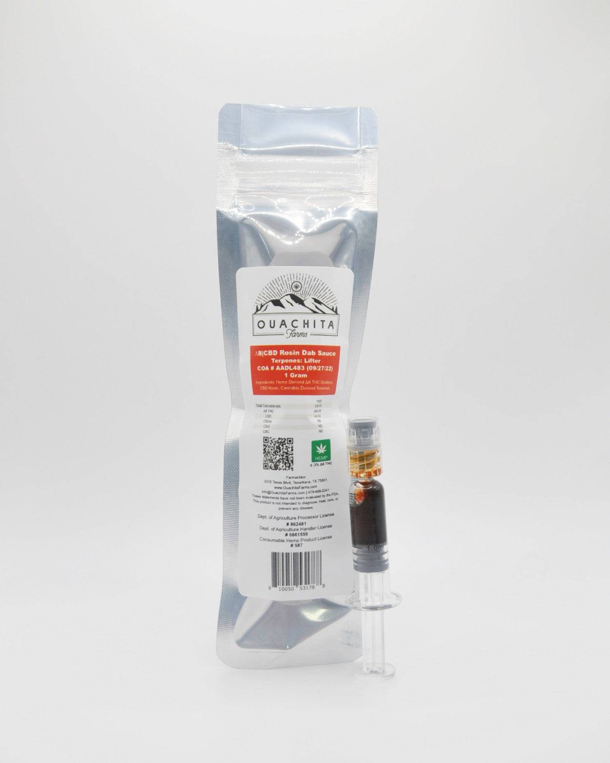 Δ8THC|CBD Rosin Dab Sauce - Ouachita Farms