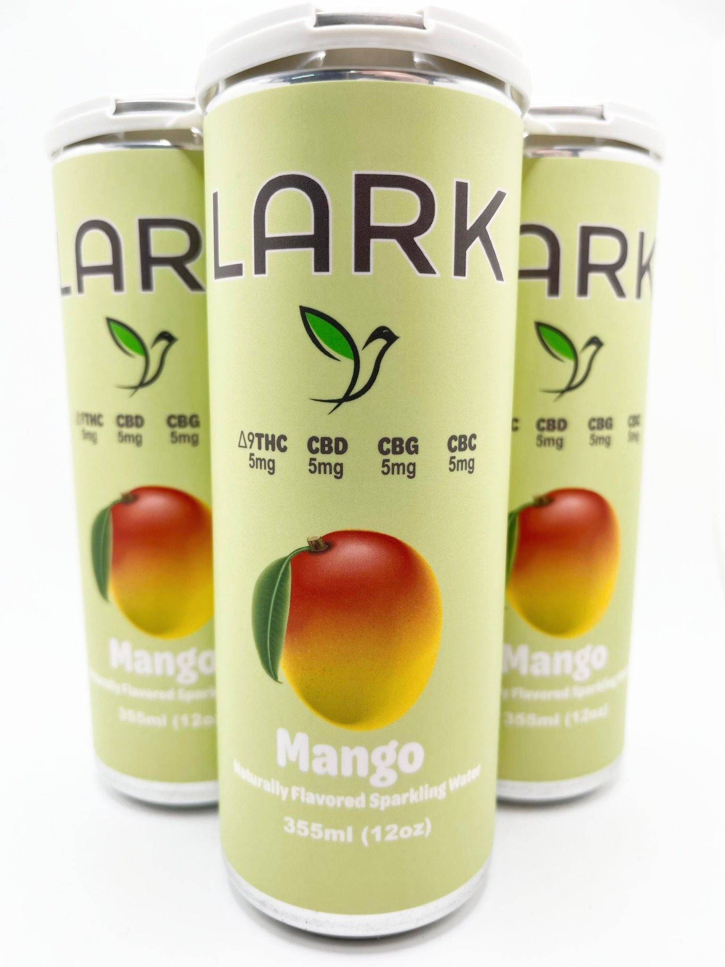 Lark 20mg Full Spectrum Seltzer Δ9THC|CBD|CBG|CBC - Mango - Ouachita Farms