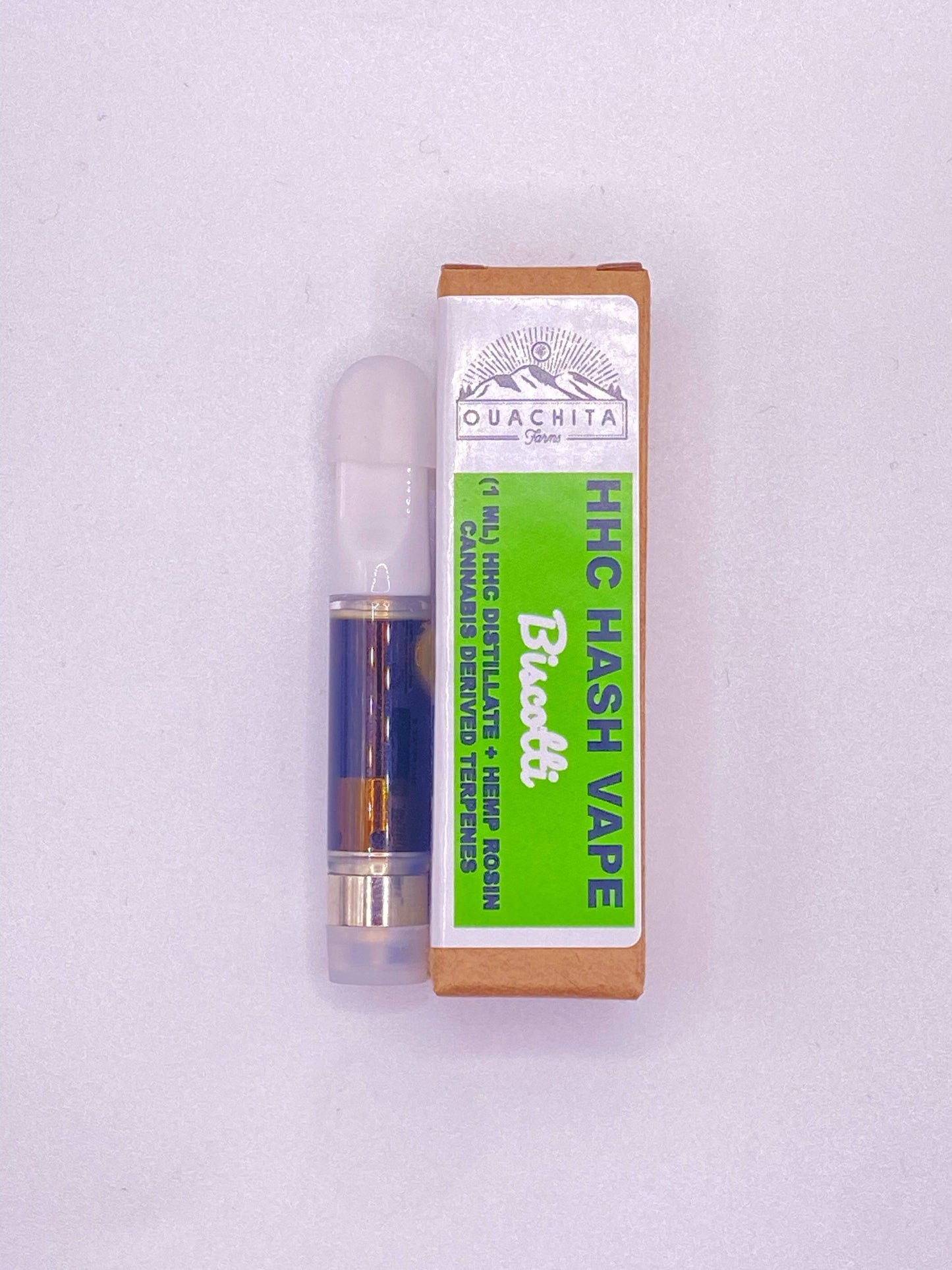 1ml HHC Rosin Hash Cart - Biscotti - Wholesale - Ouachita Farms