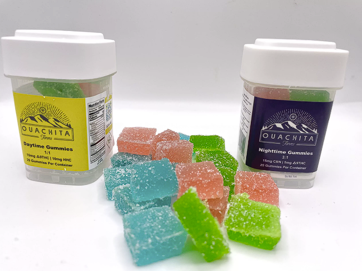 Ouachita Farms Daytime & Nighttime Mixed Gummies Review - Sylng