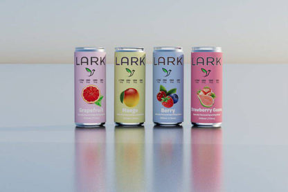 Lark 20mg Full Spectrum Seltzer Δ9THC|CBD|CBG|CBC - 4 Flavor Variety Pack - Ouachita Farms