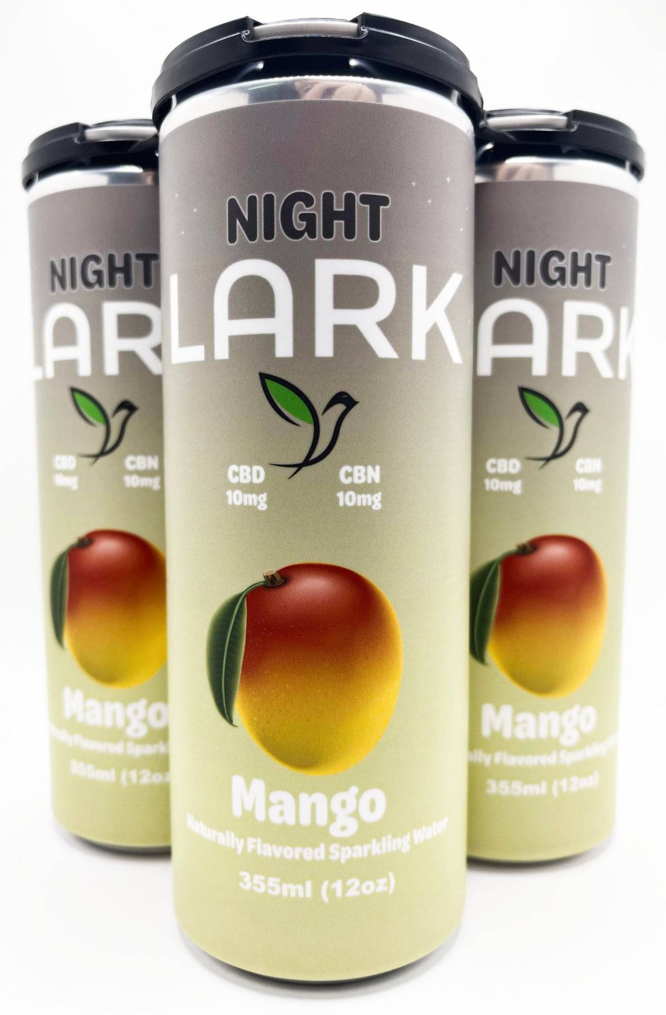 Night Lark 20mg Full Spectrum Seltzer CBN|CBD - Mango - Ouachita Farms